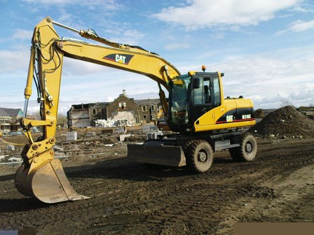 Wheeled excavator (RUBBER DUCKIE)